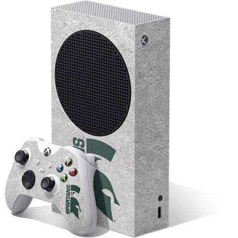 Michigan State University Spartans Half Logo Xbox Series S Skins